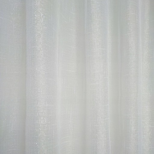 Závesy do obývačky na mieru White Frost Batiste Rain Glamour Modern