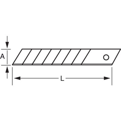BAHCO lámacie čepele 9 mm 10 ks
