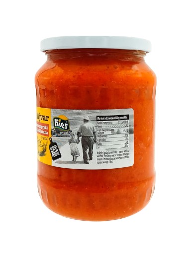 Ajvar ZELENINOVÁ PASTA 720ml Z PAPRICE A BALAŽÁNU