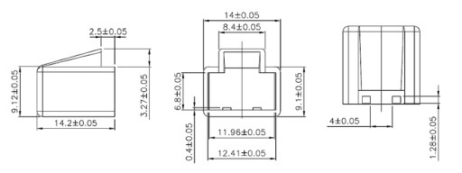 Prachovka na zástrčku RJ45/8P8C, čierna, 10 ks