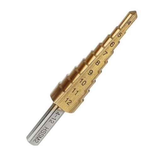 KROKOVÝ KUŽELOVÝ VRTÁK HSS4241 ROZSAH 4-12 mm