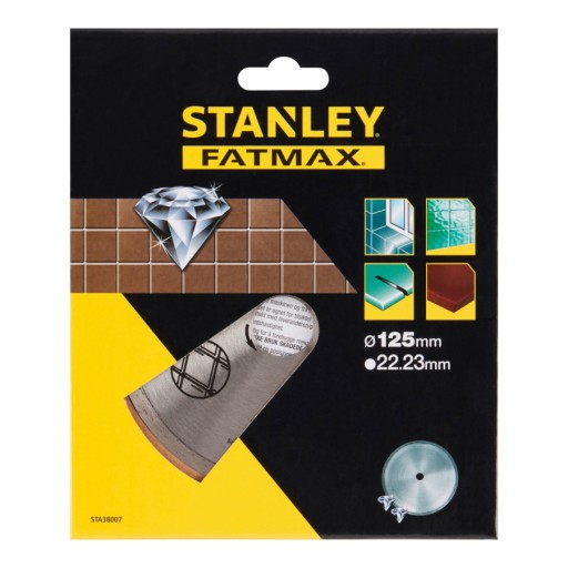 STANLEY Diamantový kotúč 125 x 22,23mm STA38007