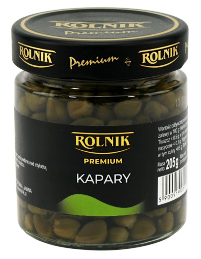 Rolnik Premium kapary solené v marináde 225 ml