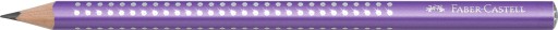Trojuholníková ceruzka Sparkle Jumbo Faber-Castell B fialová