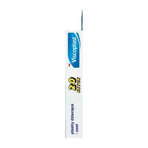 Dekorované náplasti Viscoplast Cool pre deti, 2 veľkosti, 20 kusov