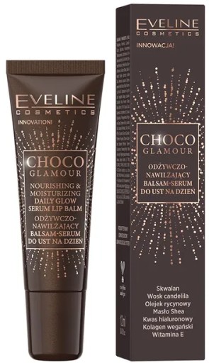 Eveline Choco Glamour Lip Serum Balzam Hydratačný výživný