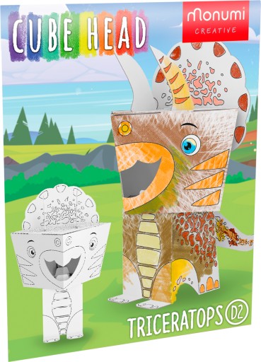 CubeHead. Model Triceratops