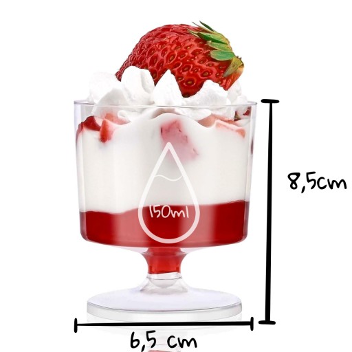 DEZERTNÉ NÁDOBY DEZERTNÉ NÁDOBKY DEZERTNÉ NÁDOBKY 150ml 10ks