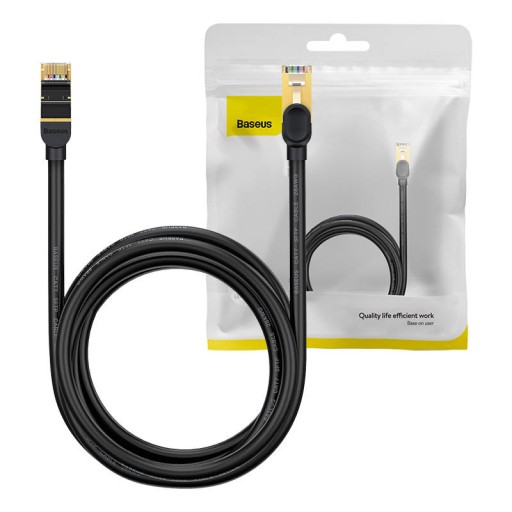 BASEUS ODOLNÝ KÁBEL LAN ETHERNET CAT.7 RJ45 10 GBPS 3M