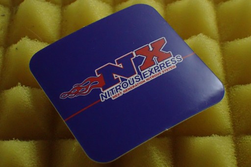 NX NITROUS EXPRESS NOS NITRO NÁLEPKA 5 x 5 cm