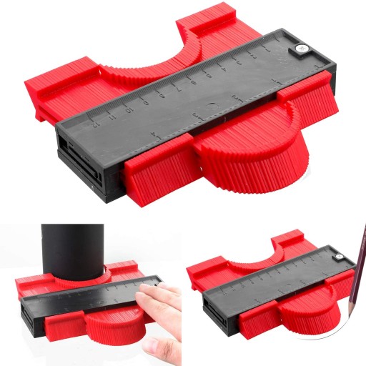 ŠABLÓNA NA PRENOS KOPÍROVANIA TVAROV MERACÍ VZOR 12cm