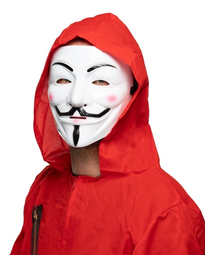 V VENDETTA MASKA ANONYMNÁ STOP ACTA HALLOWEEN