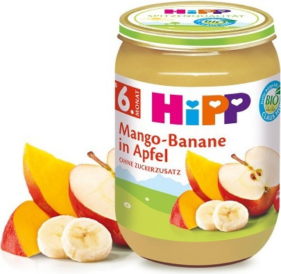 HiPP BIO dezert s mangom, banánom a jablkom Vit. C