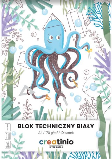 CREATINIO TECHNICAL PODLOŽKA A4 BIELA 10 listov 170G