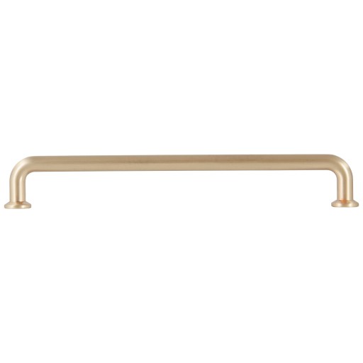 KARTÁČOVANÉ ZLATÉ NÁBYTKOVÁ KĽÚČKA LOFT MODERNÁ TRUBKA QHD-05 192 mm