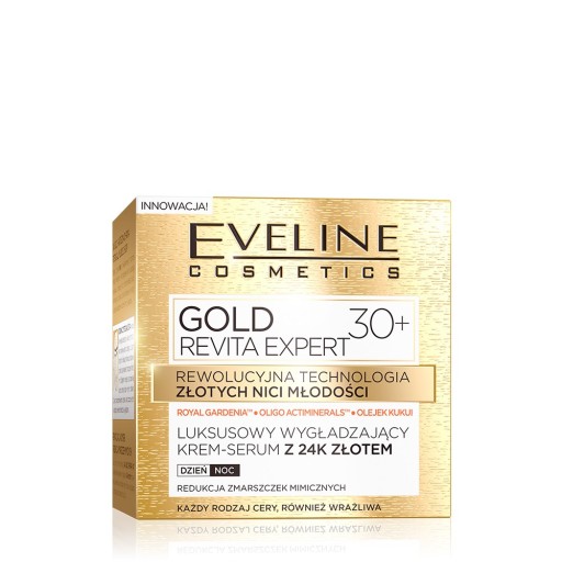 Krém-sérum Eveline Cosmetics Gold Revita Expert