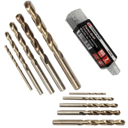 Sada VRTÁKOV DO KOVU Vrtáky 2,0 mm HSS 10 ks kobalt.