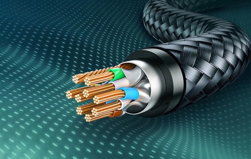 UGREEN KÁBEL LAN ETHERNET CAT.7 RJ45 10GB/S FTP BRAID 0,5M