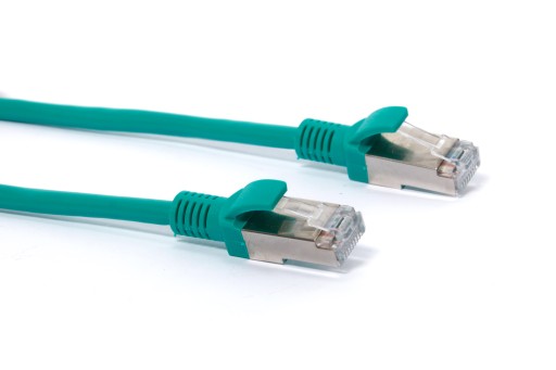 Patchcord RJ-45 LAN sieťový kábel 1,5M cat 5E zelený pre počítačový router