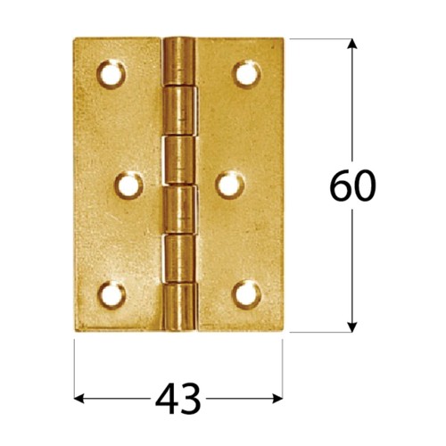 Pletený nábytkový pánt dvierok 60x43mm 2 ks