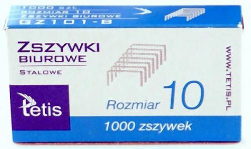 Kancelárske sponky do zošívačky 10 1000 ks