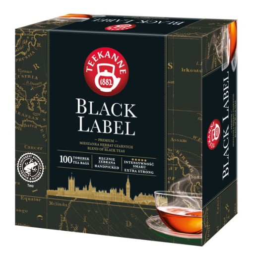 Instantný čaj Teekanne Black Label ex100