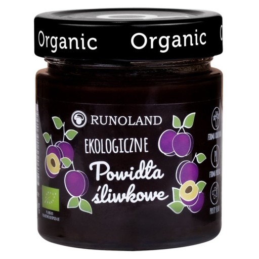 Bio slivkový lekvár 230g - Runoland