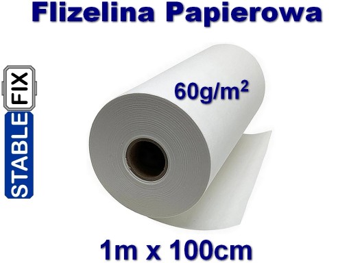 SILNÝ vyšívací papier 60g. Vlizelín na vyšívanie a vyšívanie. 1m x 100 cm.