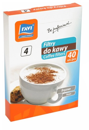 Kávové filtre 4 40 ks do prekvapkávacích kávovarov