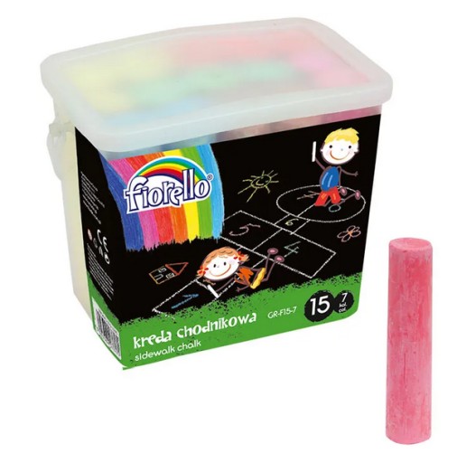 CESTNÁ CHALK - 7 farieb, 15 kusov