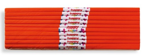 CRIPPLED hodvábny papier 50x200cm červený 10 kusov HAPPY COLOR
