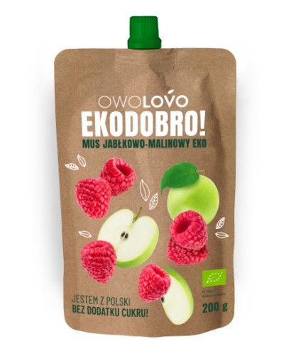 Owolovo pena 200g EKODOBRO jablko malina