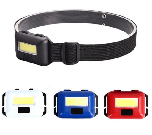 Mini 10W COB LED čelovka s AAA batériami