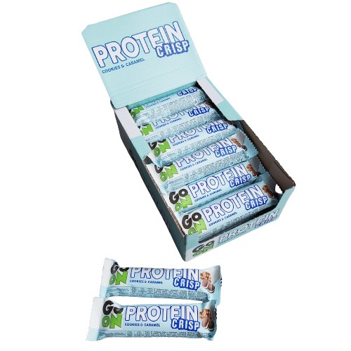 GO ON PROTEIN BAR CRISP COOKIE-CARAMEL 50g DÁTUM: 23.07.2024