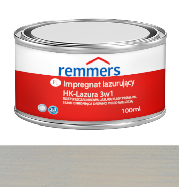 HK-Lasur impregnácia dreva 100ml Strieborná šedá