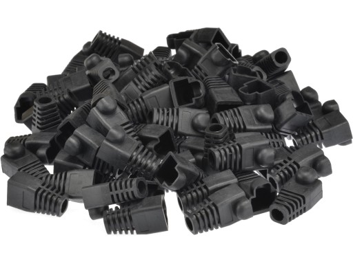 NEKU Gumový kryt na zástrčku RJ45, modrý, 10 ks