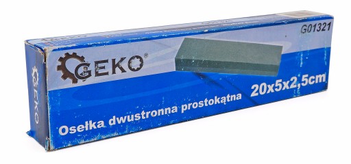 Brúsik obojstranný obdĺžnikový 20x5x2,5cm GEKO G013