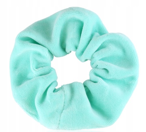 Veľká gumička do vlasov SCRUNCHIE, tyrkysová