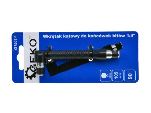 UHLOVÝ DRŽIAK BITOV SKRUTKOVAČA 1/4 BITOV