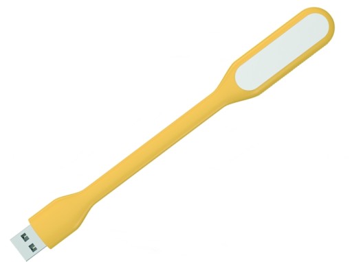 USB LED lampa 1,2W 5VDC 100lm Laptop oranžová, ideálne ako DARČEK