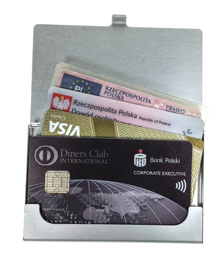 Ľahké peňaženkové puzdro ARMOR na hliníkové RFID karty