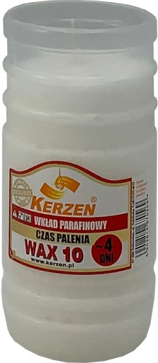 Kerzen WAX 10 parafínová vložka do sviečok