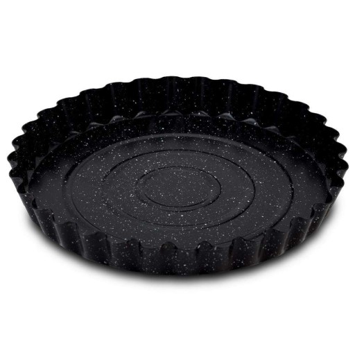 ŽULA NA PEČENIE TARTOV 28 CM, ČIERNA