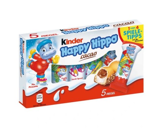 1x103,5g KINDER Happy Hippo sušienka UK