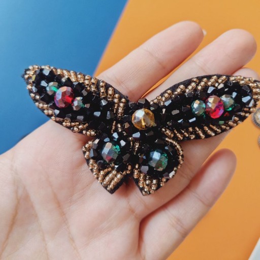 Náplasť Insect Butterfly Motýlik Mušie kamienkové korálky