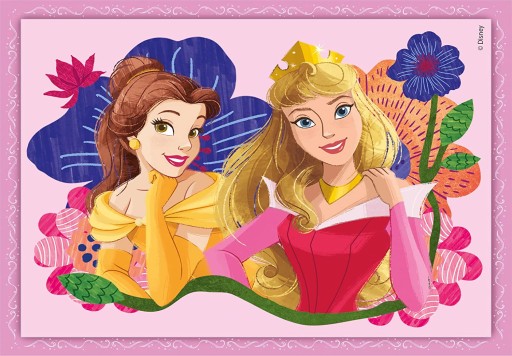 PUZZLE 4V1 DISNEY PRINCESSES 4 puzzle 21517