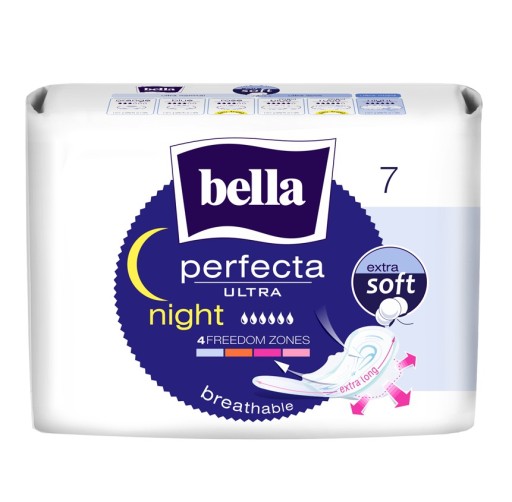 BELLA PERFECTA ULTRA Night Extra jemné hygienické vložky 7