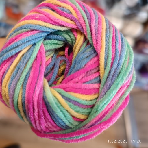 Tieňovaná priadza YarnArt JEANS CRAZY, col.7205