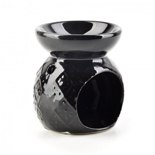 Horák na vonný olej, keramika, Isaia Black 6,4xv7,5cm, Mondex