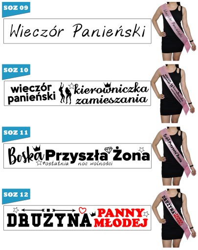 SVADOBNÝ SASH DARČEK PRE BAKALÁRSKU PARTY